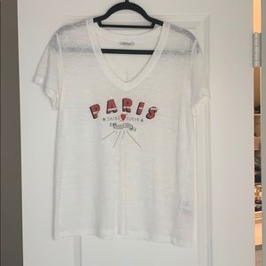 Ikks Paris 100% Linen Tee